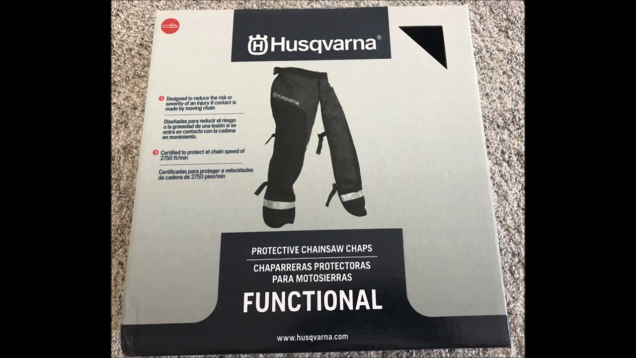Husqvarna Functional Chaps ショート OldGuyDIY Husqvarna Functional Chainsaw Chaps 40-42 Apron Review