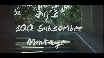 100 Subscriber Montage by Wolfy Edits