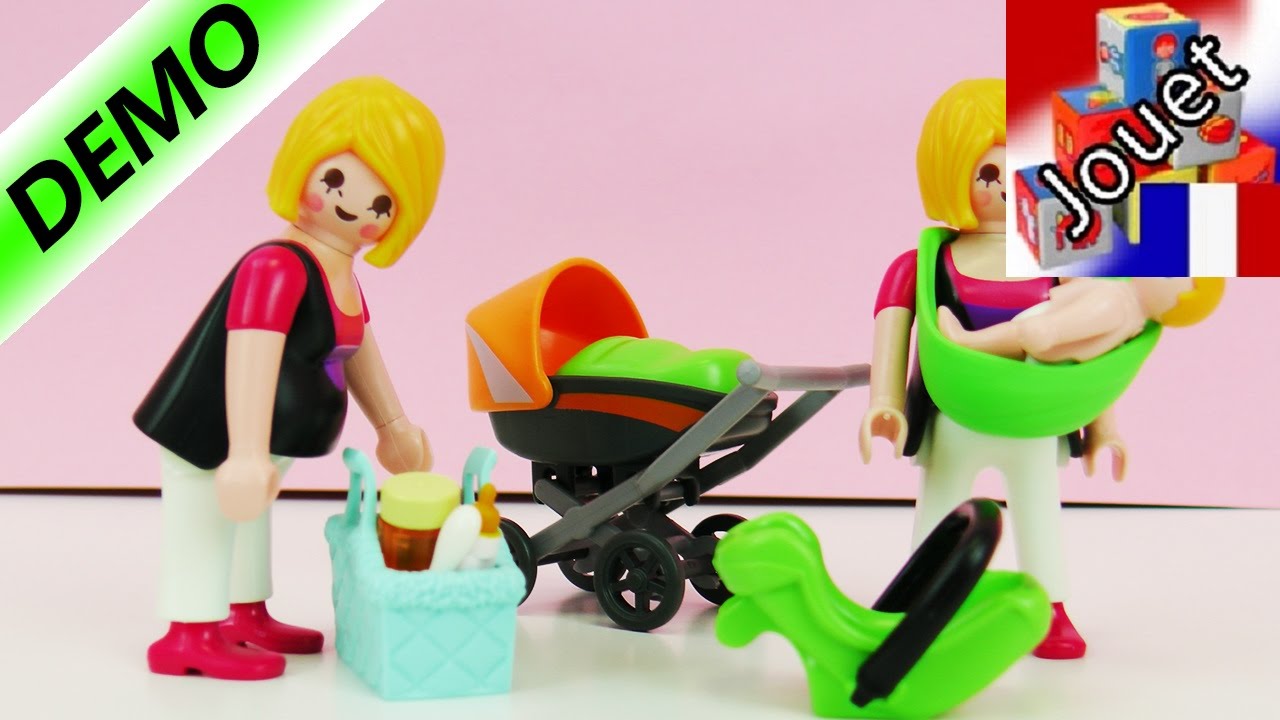Playmobil 6447 Femme Enceinte Et Maman Avec Son Bebe Avant Et Apres La Grossesse Youtube