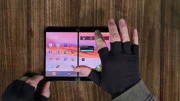 Microsoft Surface Duo Tip: Two Finger Gesture to access Quick Settings