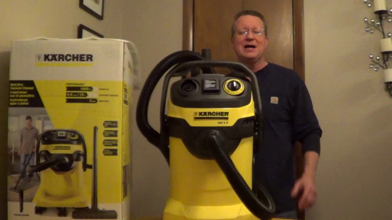 Wet Dry Vacuum - Karcher WD 5 P - YouTube