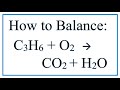 Balancing Chemical Equations Concepts