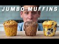 JUMBO MUFFINS 3 WAYS (No Mixer Required + Secret Ending)