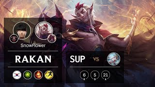 Rakan Support vs Janna - KR Grandmaster Patch 9.17