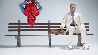 Stop Motion ASMR 핫토이 스파이더맨 피규어 스톱모션 Hot Toys Spiderman + Forrest Gump Figure Stop-Motion Film コマ撮り