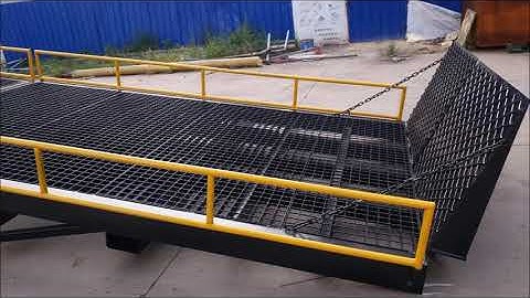Movable Fixed Container Loading unloading ramps Dock yard ramps
