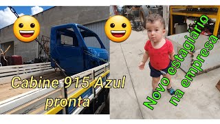 Atualização projetos andamento...Cabine 915 azul ....Motor 715  2.8.... Novo funcionário