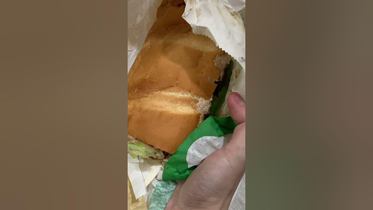 delicious-foot-long-tuna-sandwich-with-bbq-sauce-shorts-youtube