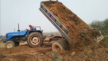 River Sand Soil Loading And Unloading Tractor | Sonalika DI 60 | Sonalika 50 Di | Sonalika 45 DI |