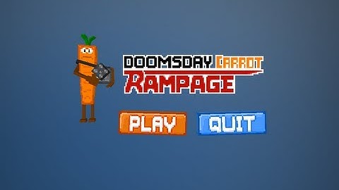 Doomsday Carrot Rampage - a Minigore-like made in 24h with CraftStudio
