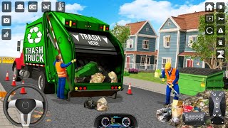 City Garbage Truck Driving Games - Trash Truck Games Simulator - Android Gameplay screenshot 2