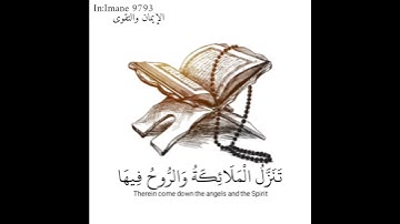 سورة القدر بصوت الشيخ ياسر الدوسري 🌸🌿