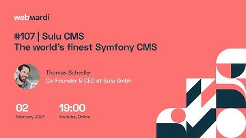 #107 | Sulu CMS - An introduction to the world’s finest Symfony enterprise CMS - Thomas Schedler