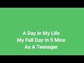 A Day in My Life | What I Do in 24 Hours as a Teenager 🎬”