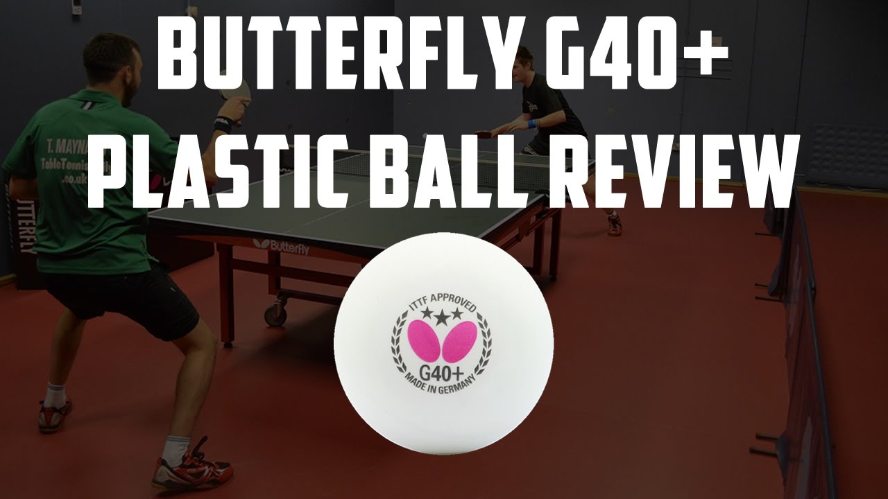 in plastica tavola palline da tennis-confezione da 3 Butterfly 3 Star G40 