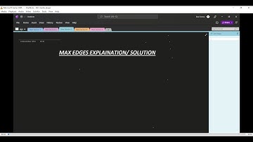 MAX EDGES CODECHEF SOLUTION/EXPLAINATION