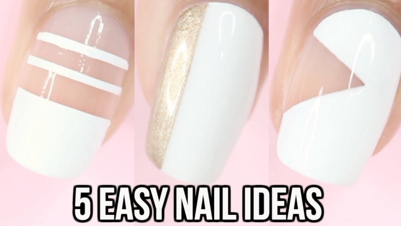 Easy White Nail Designs - wide 3