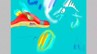 Ruby vs ice dragon king speedpaint