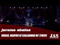 Bukas, Ngayon At Kailanman -Jerome Abalos D.O. (Lyrics)