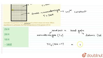 In the figure, a container is shown to have a movable (without friction) piston on top. The cont...