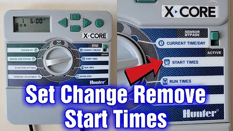 Hunter X Core Set Change Remove Start Times