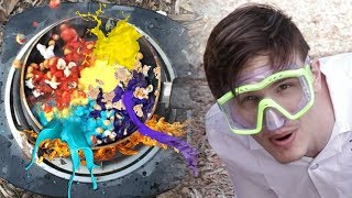 Popping Popcorn & Paint - Low Budget Slowmo Lad