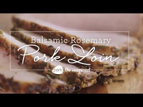 Balsamic Rosemary Pork Roast