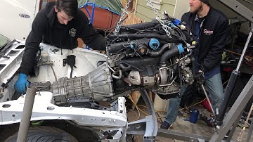 Installing Driftmotions Super Single Clutch and Motor Install S13 (1JZ BUILD PART 5)