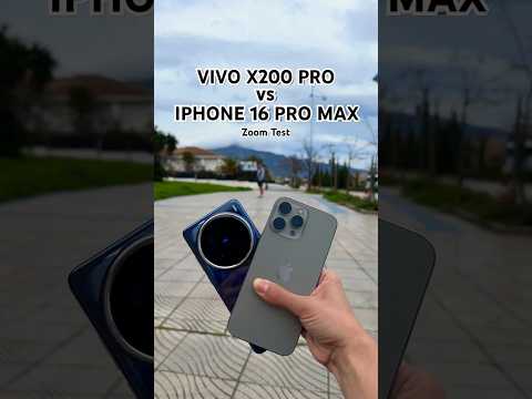 Vivo x200 Pro vs iPhone 16 Pro Max: CAMERA TEST ZOOM!