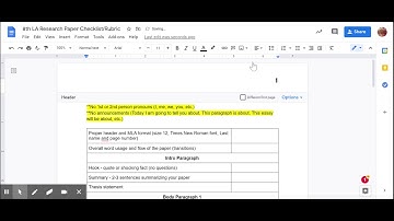 Adding page numbers/last name to a Google Doc