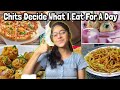 Chits decide what i eat for a day   24 hours challenge 