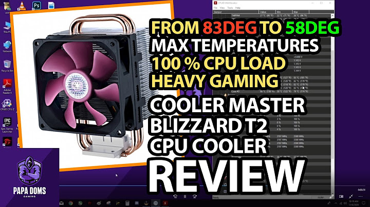 Cooler cooler master blizzard t2 review