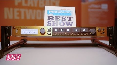 Cymatic Audio uTrack 24 - AES 2104