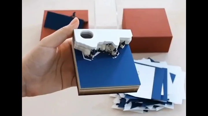 Omoshiroi Block 3D Memo Pad Led Howarts Notepad 3D Model Castle Sticky Note 3D Art ​Ha