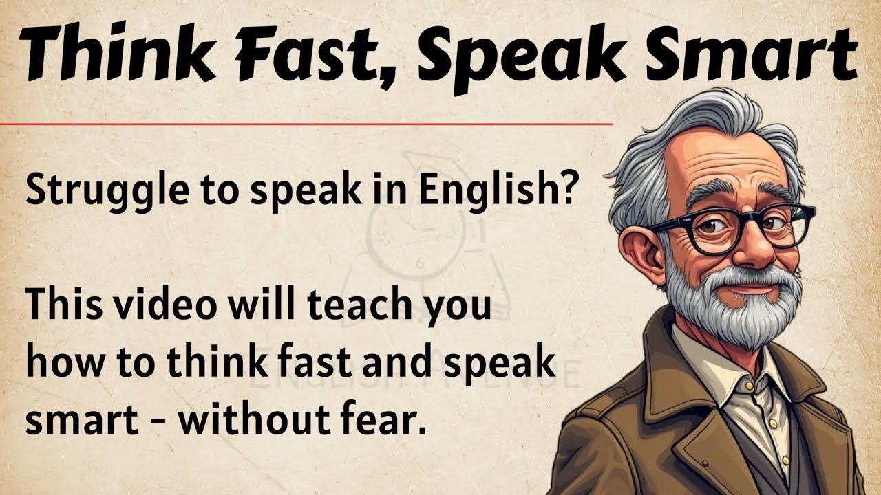Think Fast, Speak Smart ✅️ || Improve Your English Fluency || Graded Reader ✅️| Improve Your English