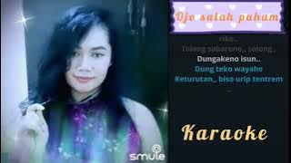 karaoke duet (Ojo salah paham)smule