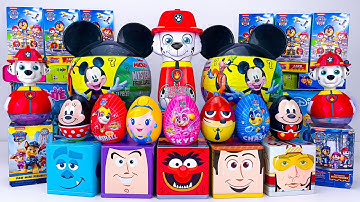 UNBOXING DISNEY SQUISHY Mystery Toys Series ASMR | NO TALKING