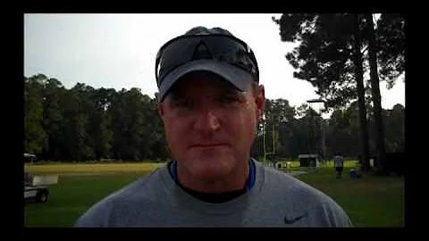 Post-practice interview with LB Coach Kevin Corles...