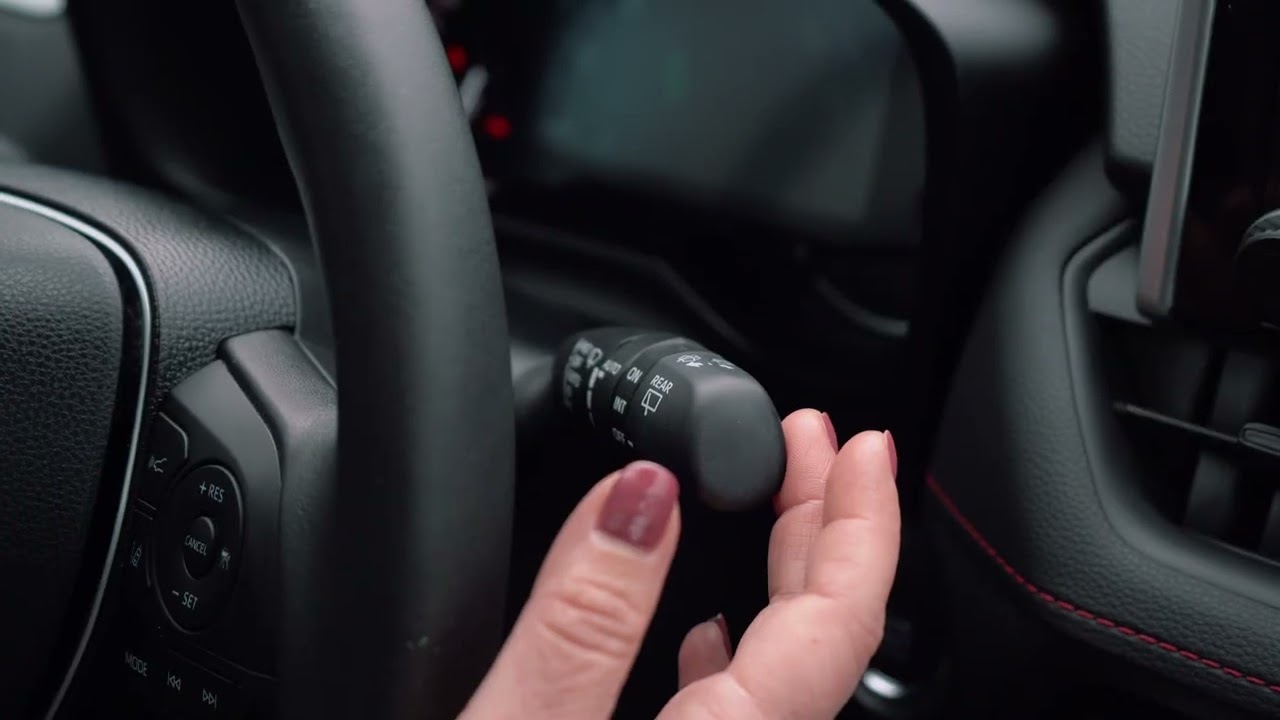 How to Spray Water on Windshield Toyota Rav4 