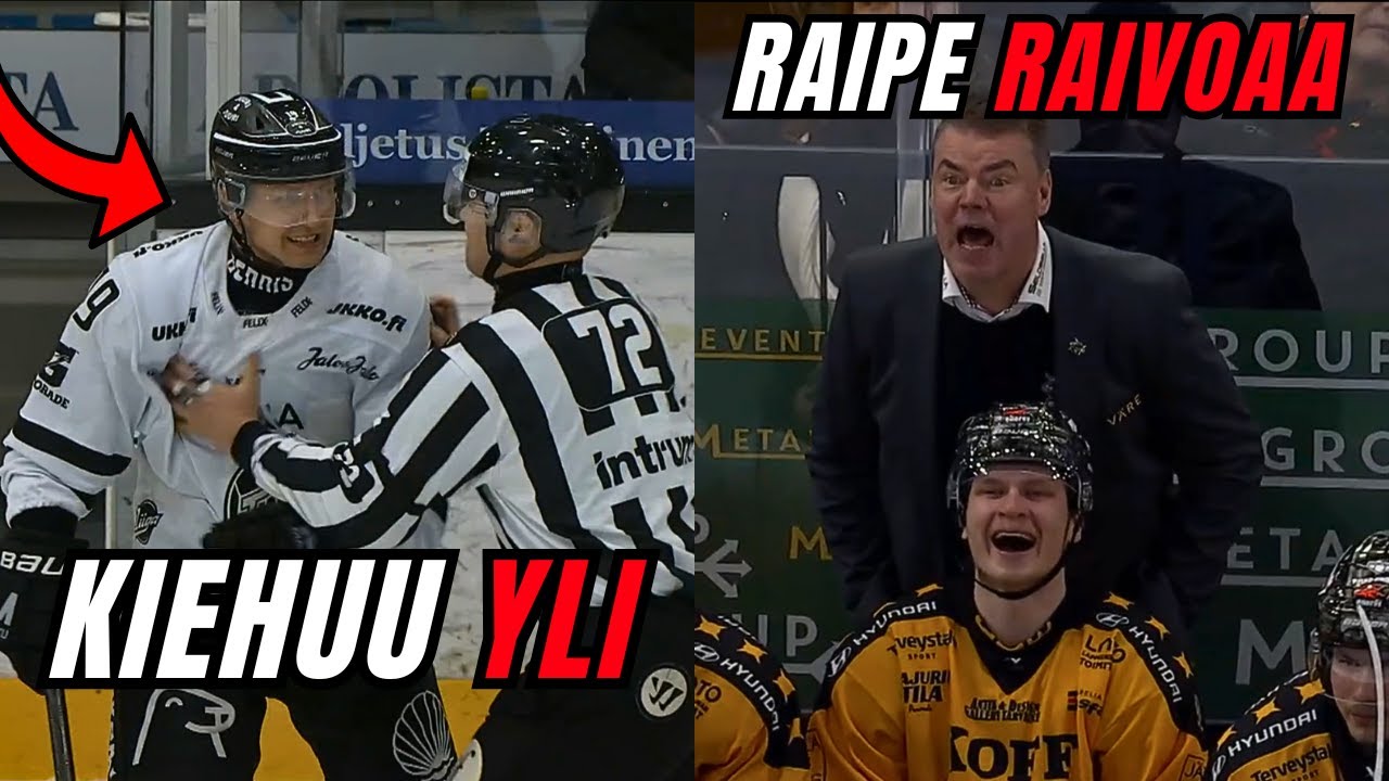 Tuomarien päätökset kuumensi tunteita - Viikon Liigan huippuhetket