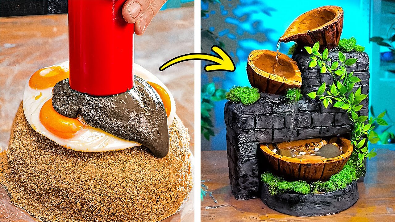 Amazing Cement Crafts you need in your House