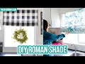 How to sew a DIY ROMAN SHADE