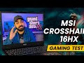 MSI Crosshair 16 HX AI Gaming Test & RTX 50XX Review