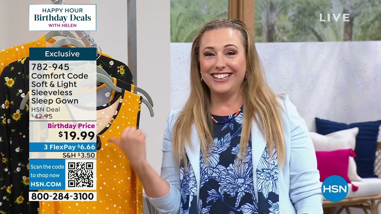 Comfort Code Soft   Light Sleeveless Sleep Gown