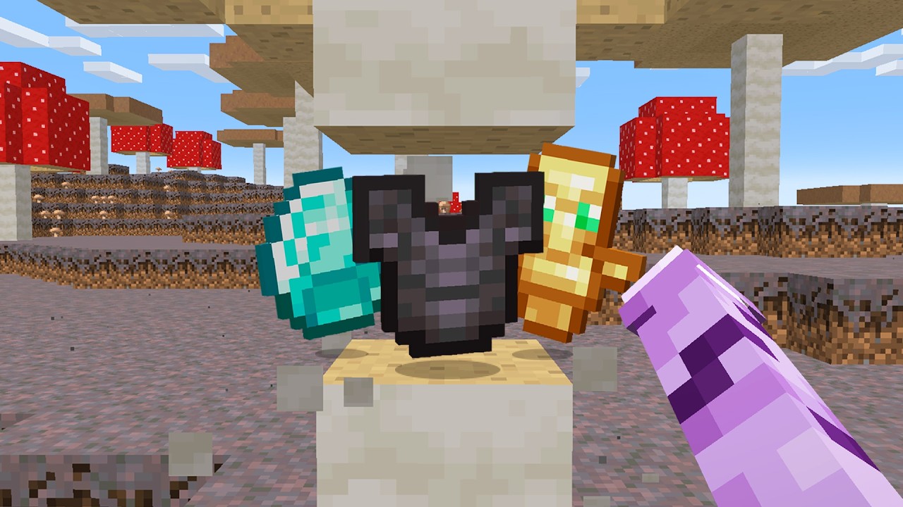 Minecraft, but Random Biomes Give OP Loot...