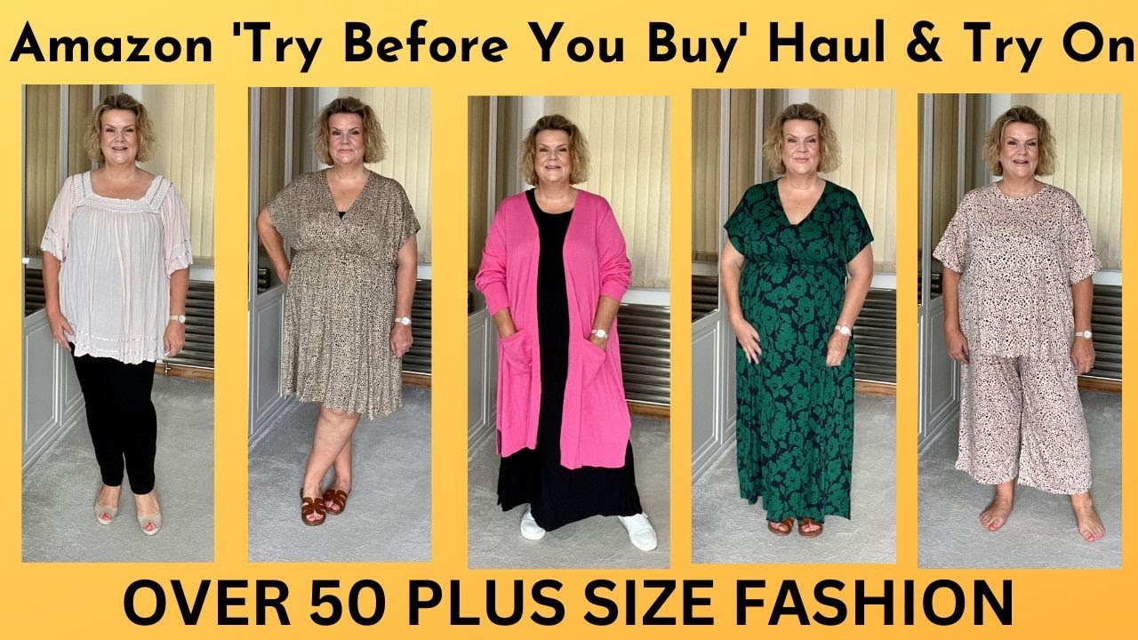 Amazon 'Try Before You Buy' Haul & Try On Over 50 Plus Size Fashion