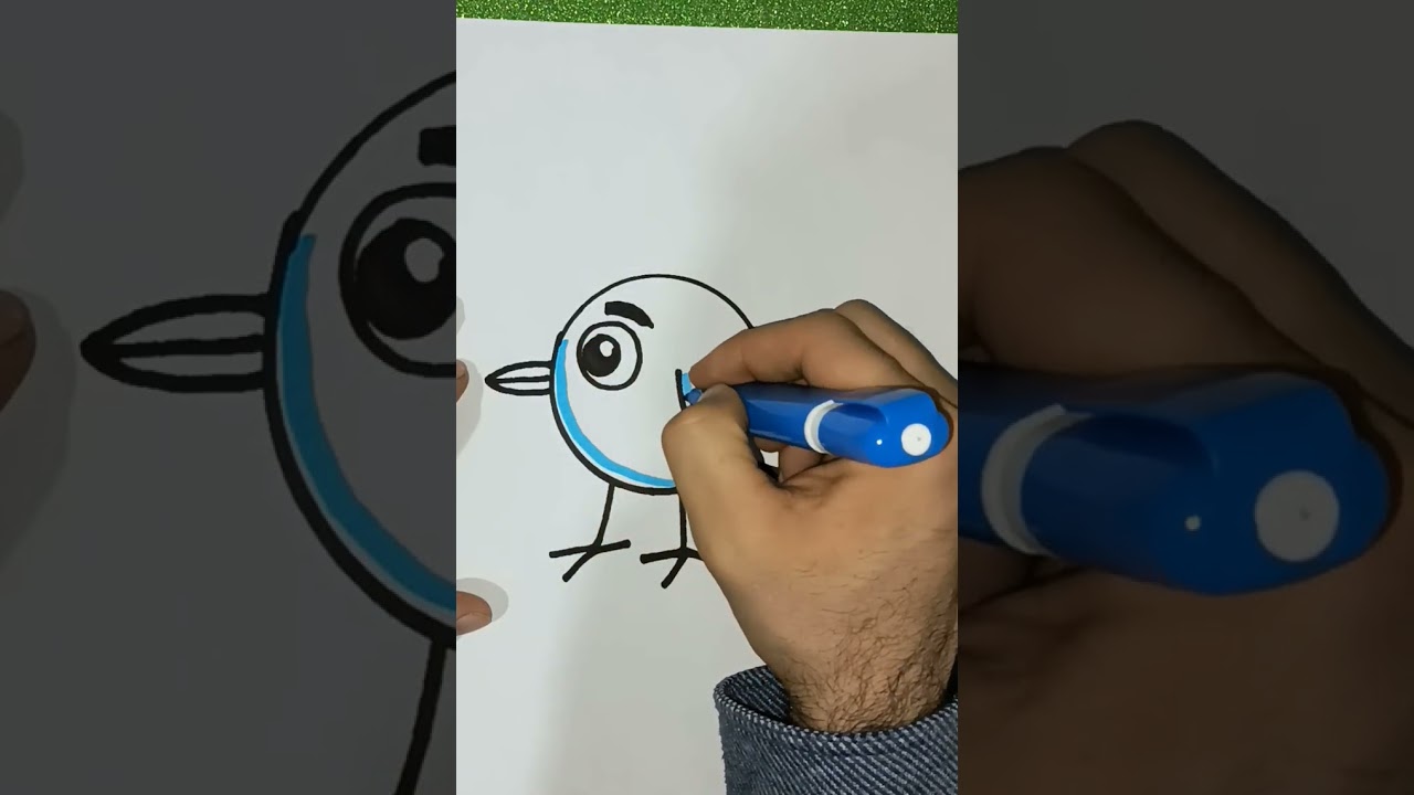 Çocuklar için Kolay Kuş Çizimi 🤩😃 