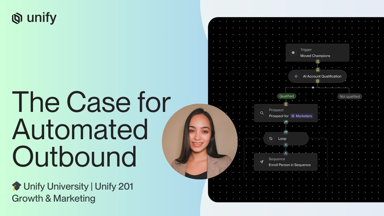 Unify 201 (Growth & Marketing): The Case for Automated Outbound