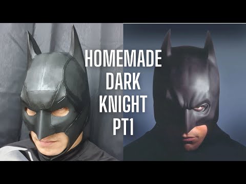 DIY Dark Knight Full Suit Part 1 - Cowl (foamsheet)