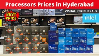 Intel & AMD Ryzen Processors Prices in Hyderabad CTC Market | Vishal Peripherals